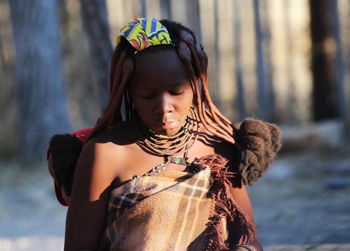 himba namibia girl