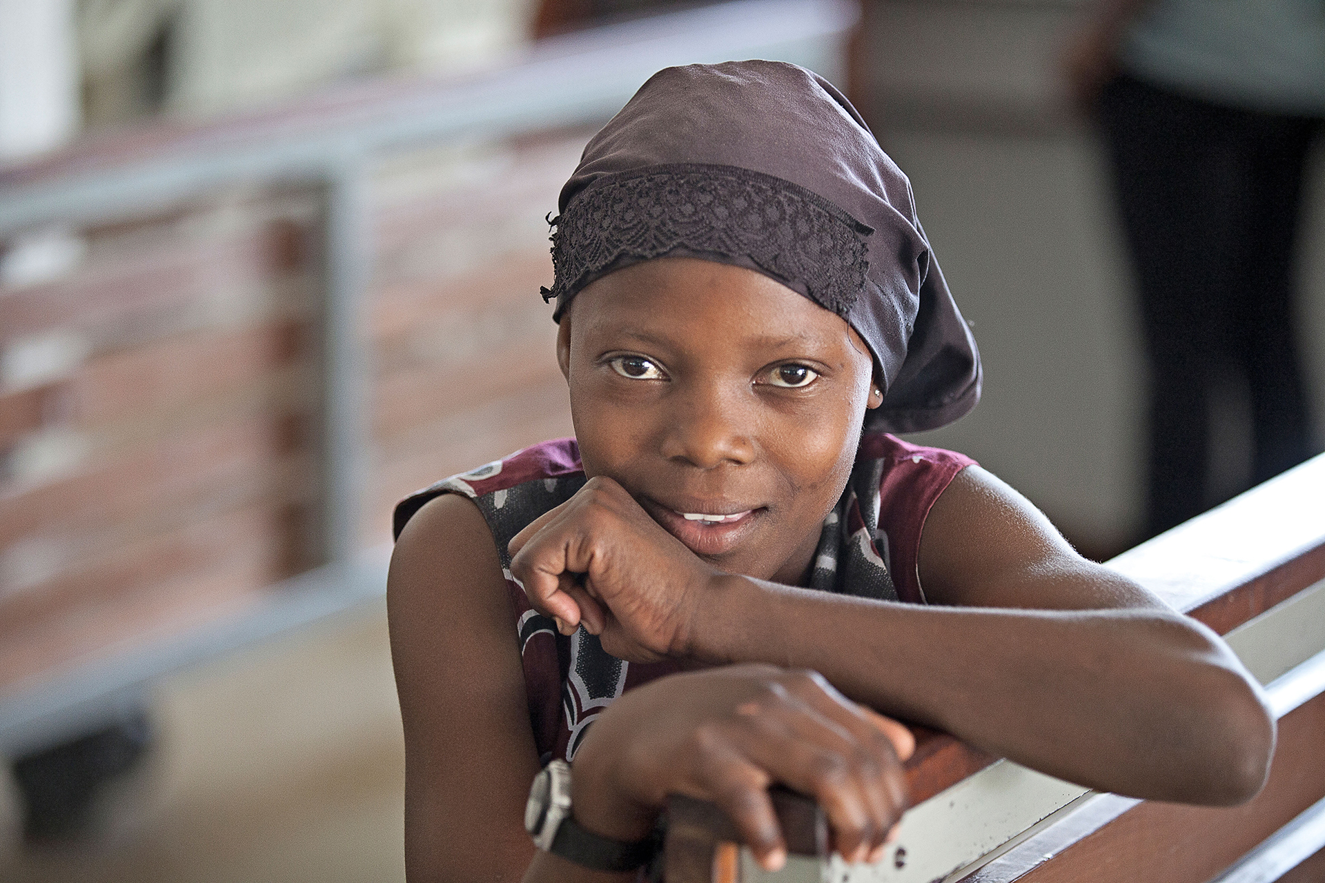 young girl of luo people in kenya