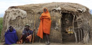 A Maasai village in East Africa