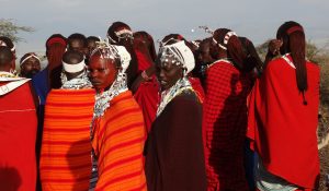 maasai women and man in kenya and tanzania