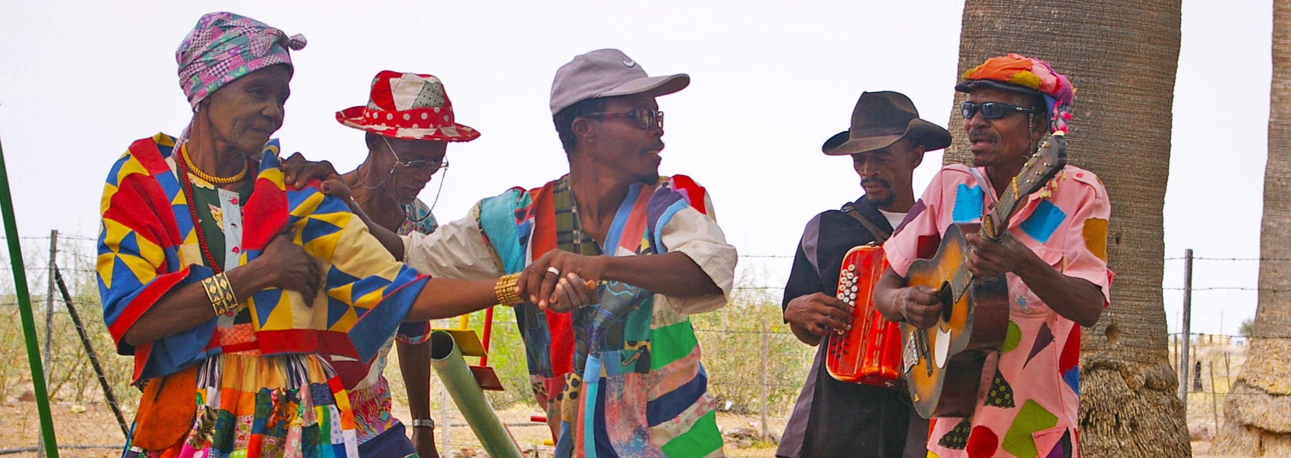 nama people dancing with colorful clothing