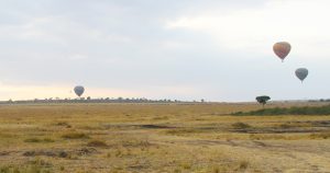 air balloon safari in Masai Mara National Reserve